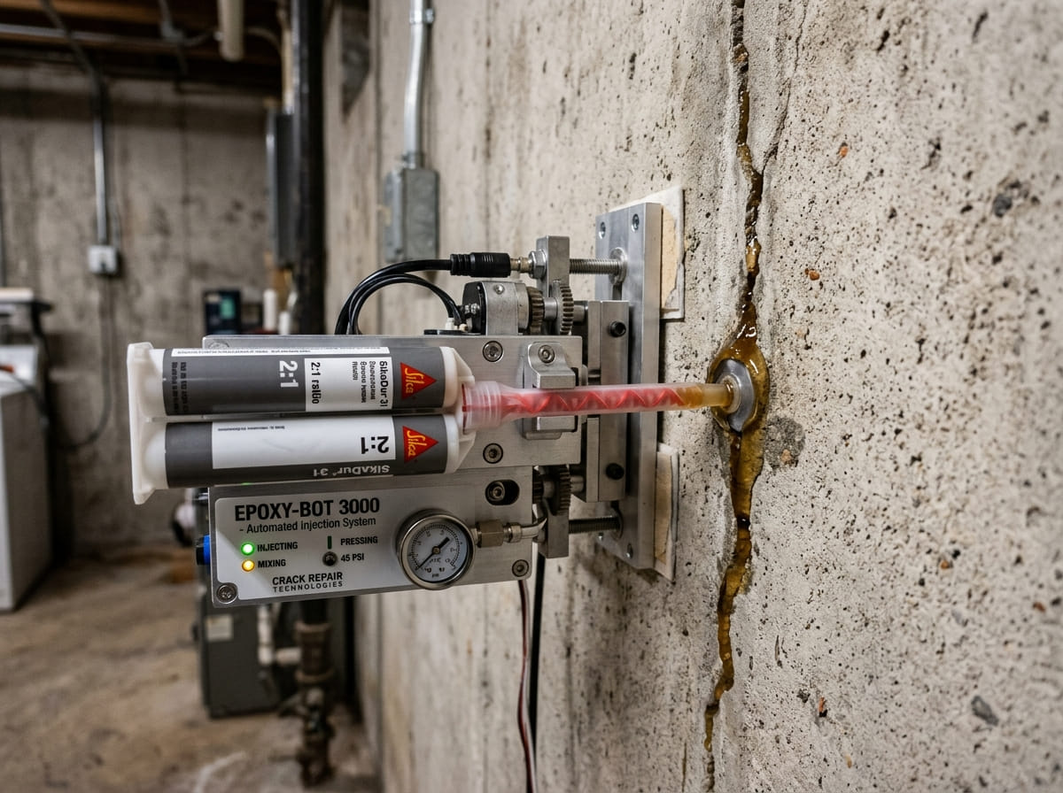 Foundation Crack Repair service by Louisville Foundation Pros